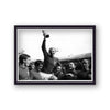 World Cup 66 B&W Iconic Bobby Moore Trophy Aloft Print