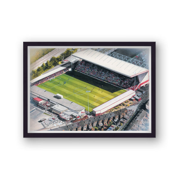 Crewe Alexandra Fc - Gresty Road - Football Stadium Art - Vintage
