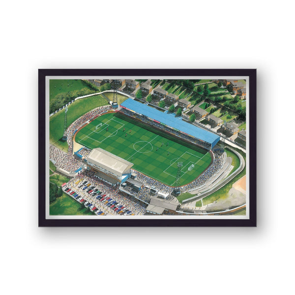 Wigan Athletic Fc - Springfield Park - Football Stadium Art - Vintage