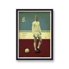 Football Heroes Bobby Moore England Vintage Print
