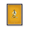 Football Heroes Johan Cruyff Ajax Vintage Print