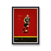 Football Heroes Wayne Rooney Vintage Print