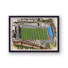 Brighton & Hove Albion Fc - The Goldstone Ground - Football Stadium Art - Vintage