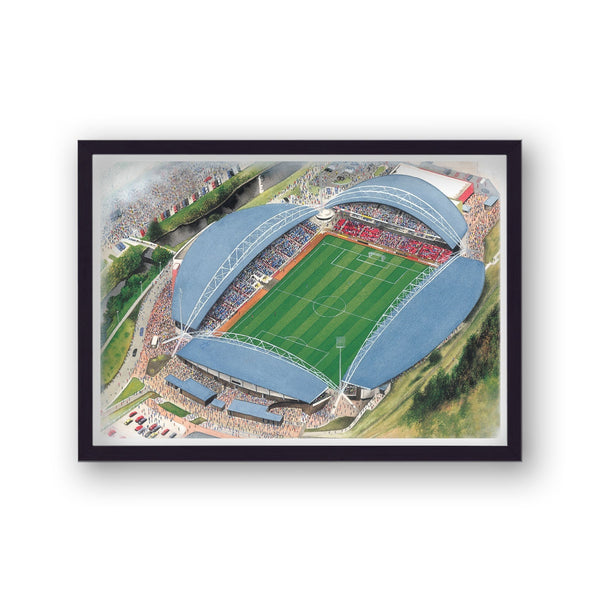 Huddersfield Town Afc - John Smiths Stadium - Football Stadium Art - Vintage