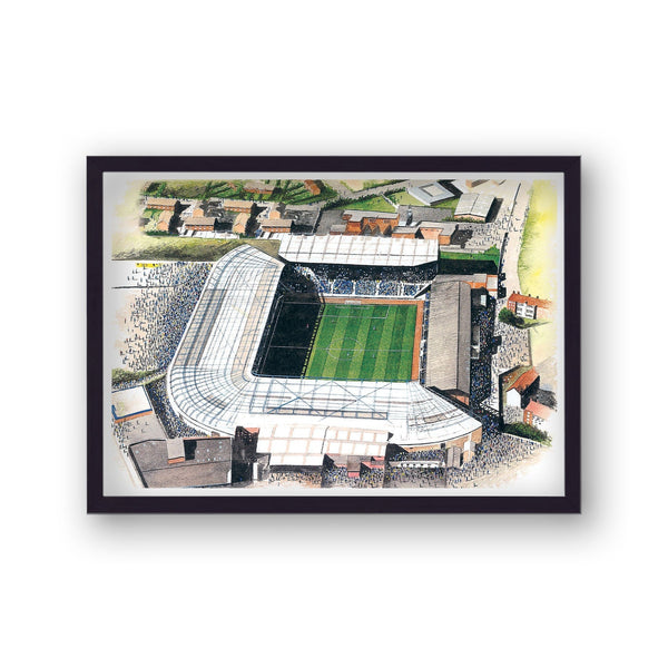 Birmingham City Fc - St Andrews - Football Stadium Art - Vintage