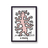 Keith Haring Pink Man Print