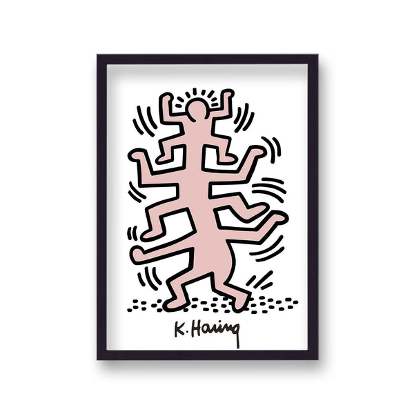 Keith Haring Pink Man Print