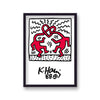 Keith Haring Men Loverheart Heads Print