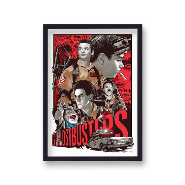 Ghostbusters Collage Style Alternative Movie Poster