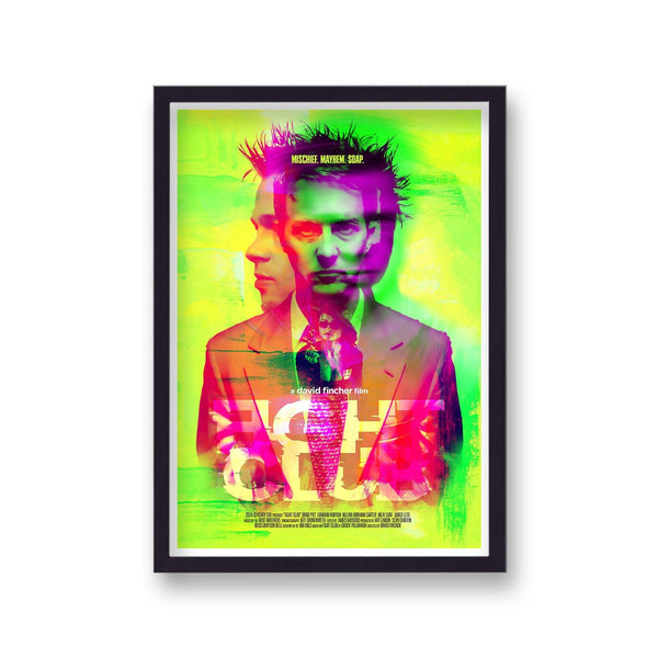 Fight Club Psychedelic Alternative Movie Poster