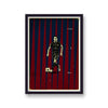 Football Heroes Xavi Barca Vintage Print