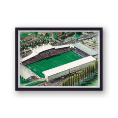 Wrexham Afc - The Racecourse Ground - Football Stadium Art - Vintage