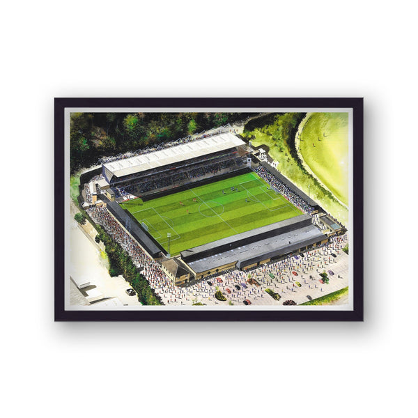Wycombe Wanderers Fc - Adams Park - Football Stadium Art - Vintage