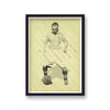 Football Heroes Stanley Matthews Vintage Print