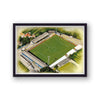 Oxford United Fc - The Manor Ground - Football Stadium Art - Vintage