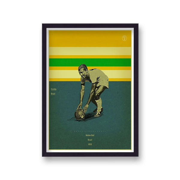 Football Heroes World Cup Golden Ball Zizinho Brazil 1950