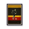 Football Heroes Paul Scholes Man Utd Vintage Print