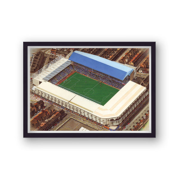 Everton Fc - Goodison Park - Football Stadium Art - Vintage