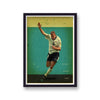 Football Heroes Alan Shearer England Vintage Print