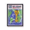 World Cup England 1966 Programme Vintage Poster