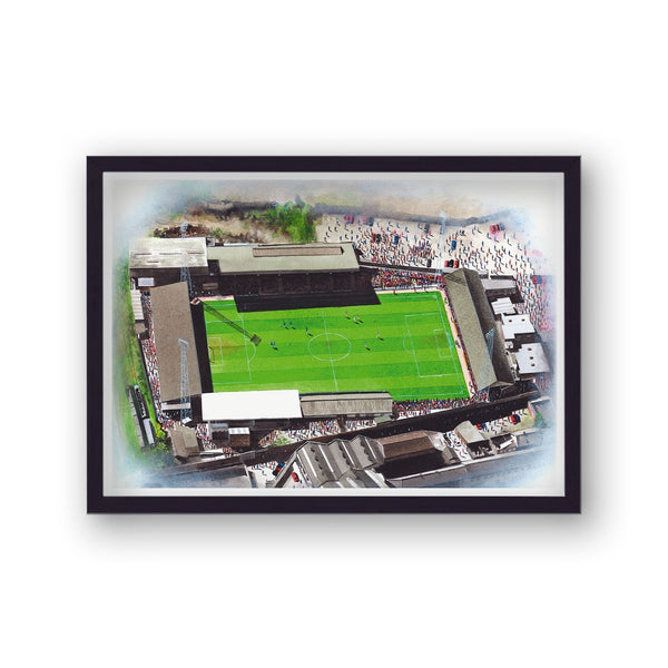 Rotherham United Fc - Millmoor - Football Stadium Art - Vintage