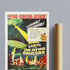 Vintage Movie Earth Vs The Flying Saucers No1