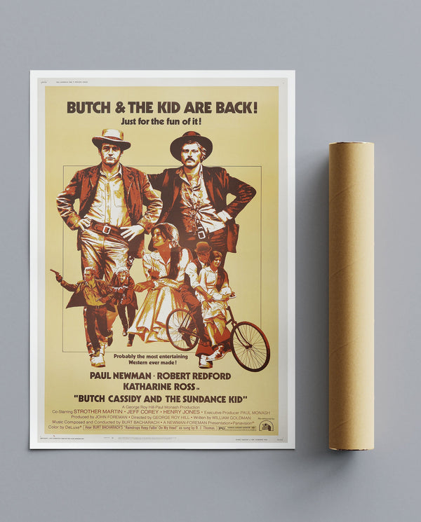 Vintage Movie Butch Cassidy Sundance Kid No4