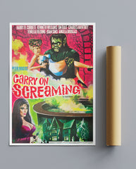 Vintage Movie Carry On Screaming No2