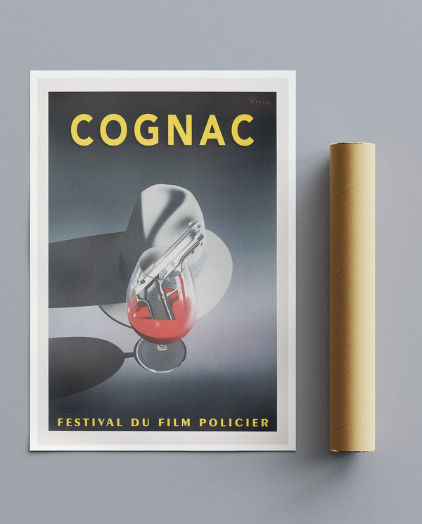 Vintage Movie Cognac Fesitval Du Film Policier No1