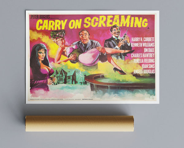 Vintage Movie Carry On Screaming No1