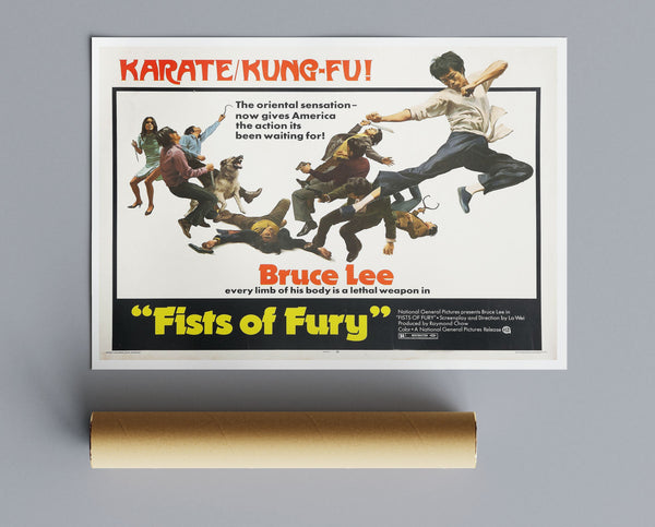 Vintage Movie Fists Of Fury No1