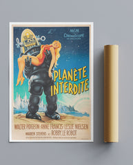 Vintage Movie Forbidden Planet No1