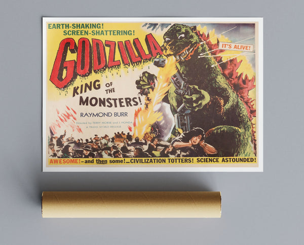 Vintage Movie Godzilla King Of The Monsters No1