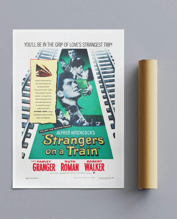 Vintage Movie Strangers On A Train No1