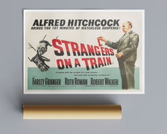Vintage Movie Strangers On A Train No2
