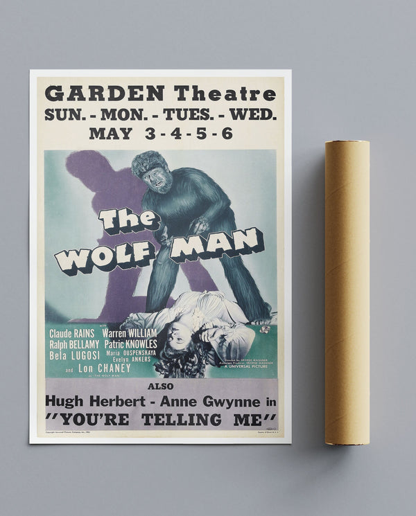 Vintage Movie The Wolf Man No1