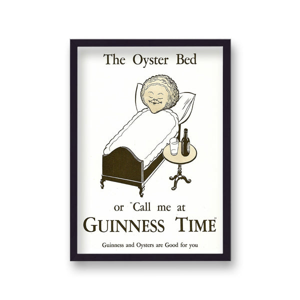 Guinness - Guinness Time Oyster Bed Vintage Poster