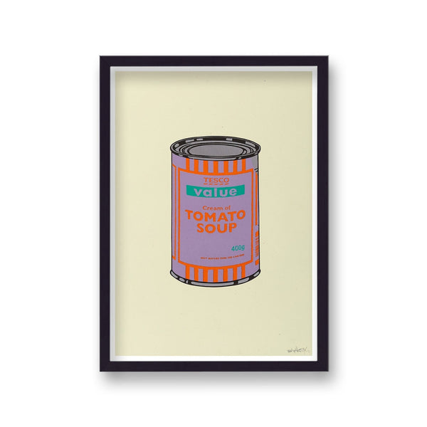 Banksy Tesco Value Tomato Soup Can