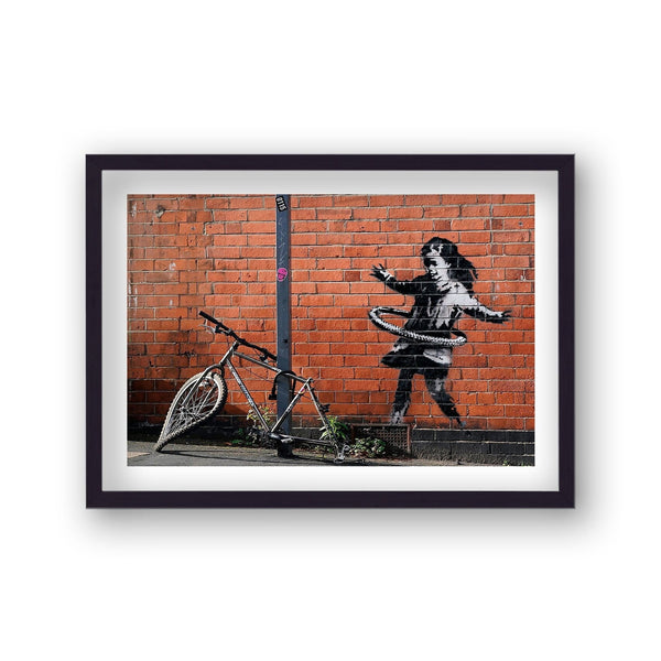 Banksy Hula Hooping Girl Street Art