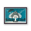 Totoro Screen Print Style Alternative Movie Poster