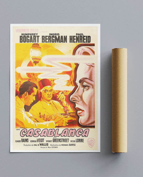 Vintage Movie Print Casablanca No1