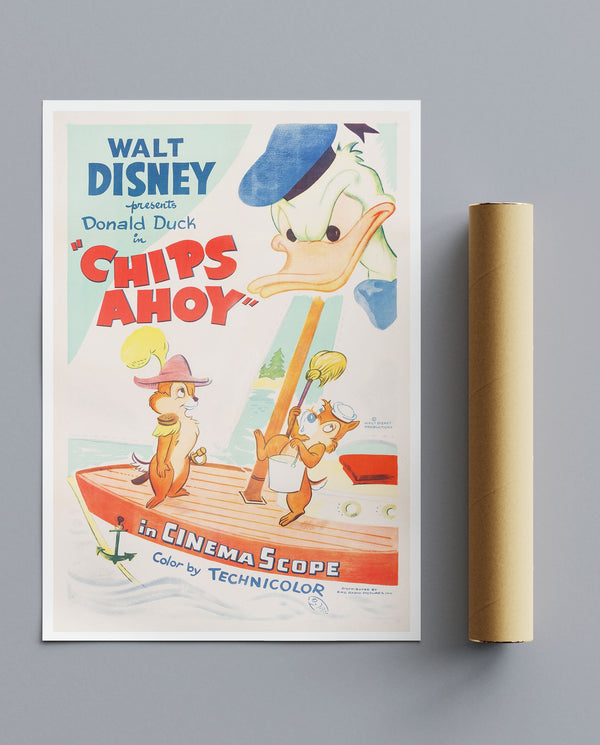 Vintage Movie Print Chip N Dale Chips Ahoy