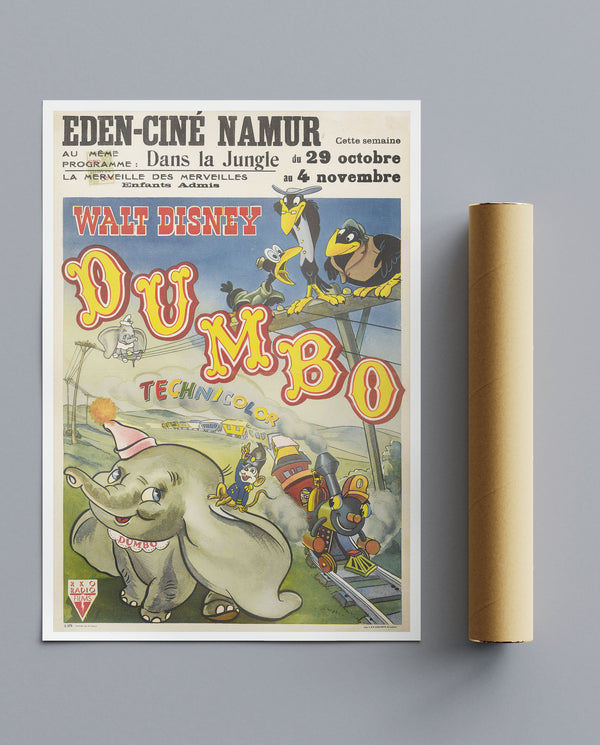 Vintage Movie Print Dumbo French