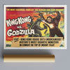 Vintage Movie Print King Kong Vs Godzilla