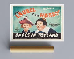 Vintage Movie Print Laurel & Hardy Babes In Toyland