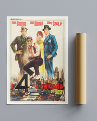 Vintage Movie Print Rat Pack 4 Di Chicago