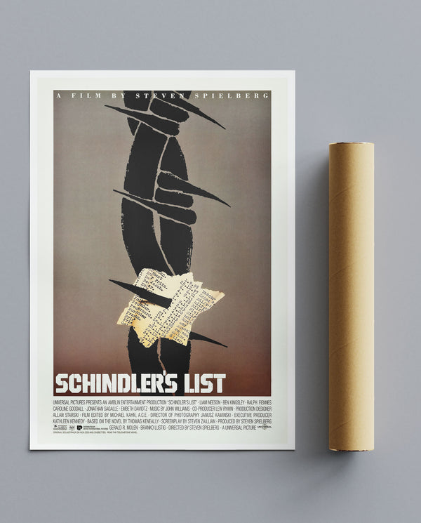 Vintage Movie Print Schindler'S List