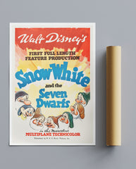 Vintage Movie Print Snow White And The Seven Dwarfs No3