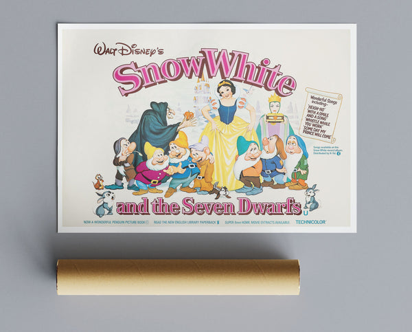 Vintage Movie Print Snow White And The Seven Dwarfs No4