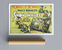 Vintage Movie Print Snow White And The Seven Dwarfs No7